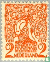 Leeuw in Hollandse tuin