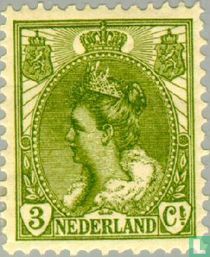 Koningin Wilhelmina - 'Bontkraag'