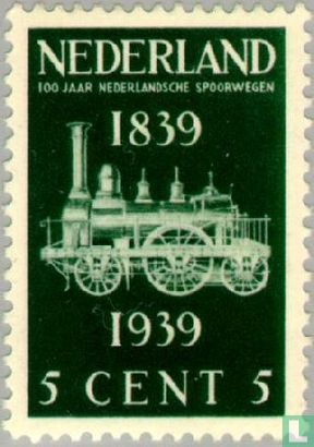 100 jaar spoorwegen in Nederland