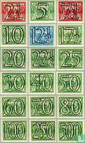 Cijfer type 'Guilloche'