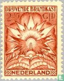 Vervoer in drijvende brandkast 1921 2,25 Nederland Brandkastzegels 