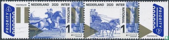 Europa - Oude postroutes